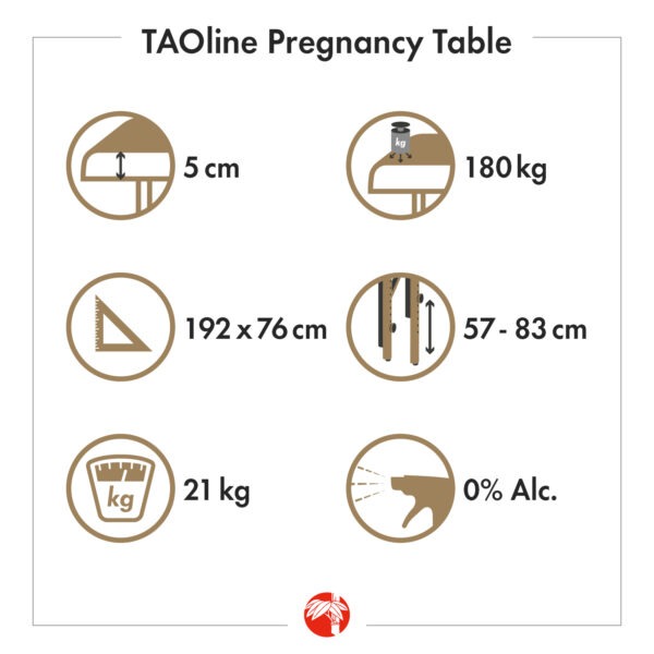 Zwangerschapsmassagetafel-TAOline-WellTouch-inklapbaar-draagbaar