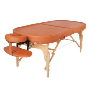 Ayurvedische Massagetafel TAOline AYURVEDA OVAL terracotta